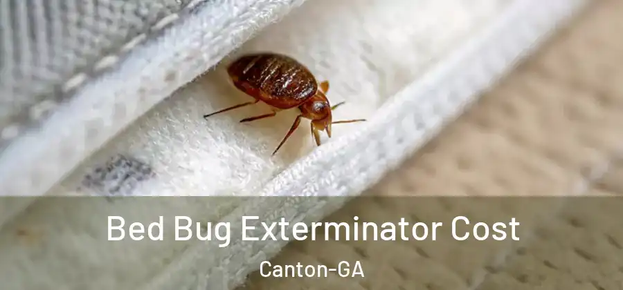 Bed Bug Exterminator Cost Canton-GA