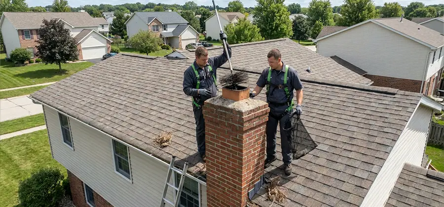 Bird Removal From Chimney in Canton