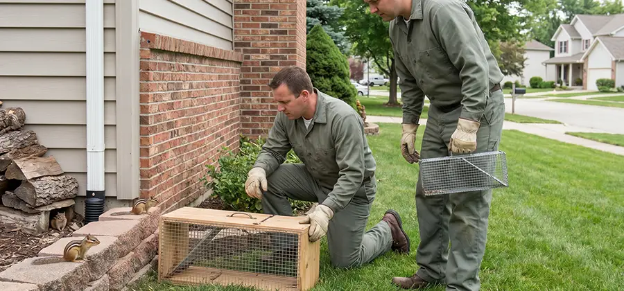 Remove Chipmunks From Yard in Canton