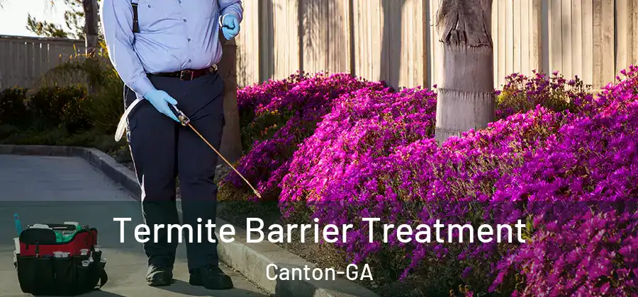 Termite Barrier Treatment Canton-GA